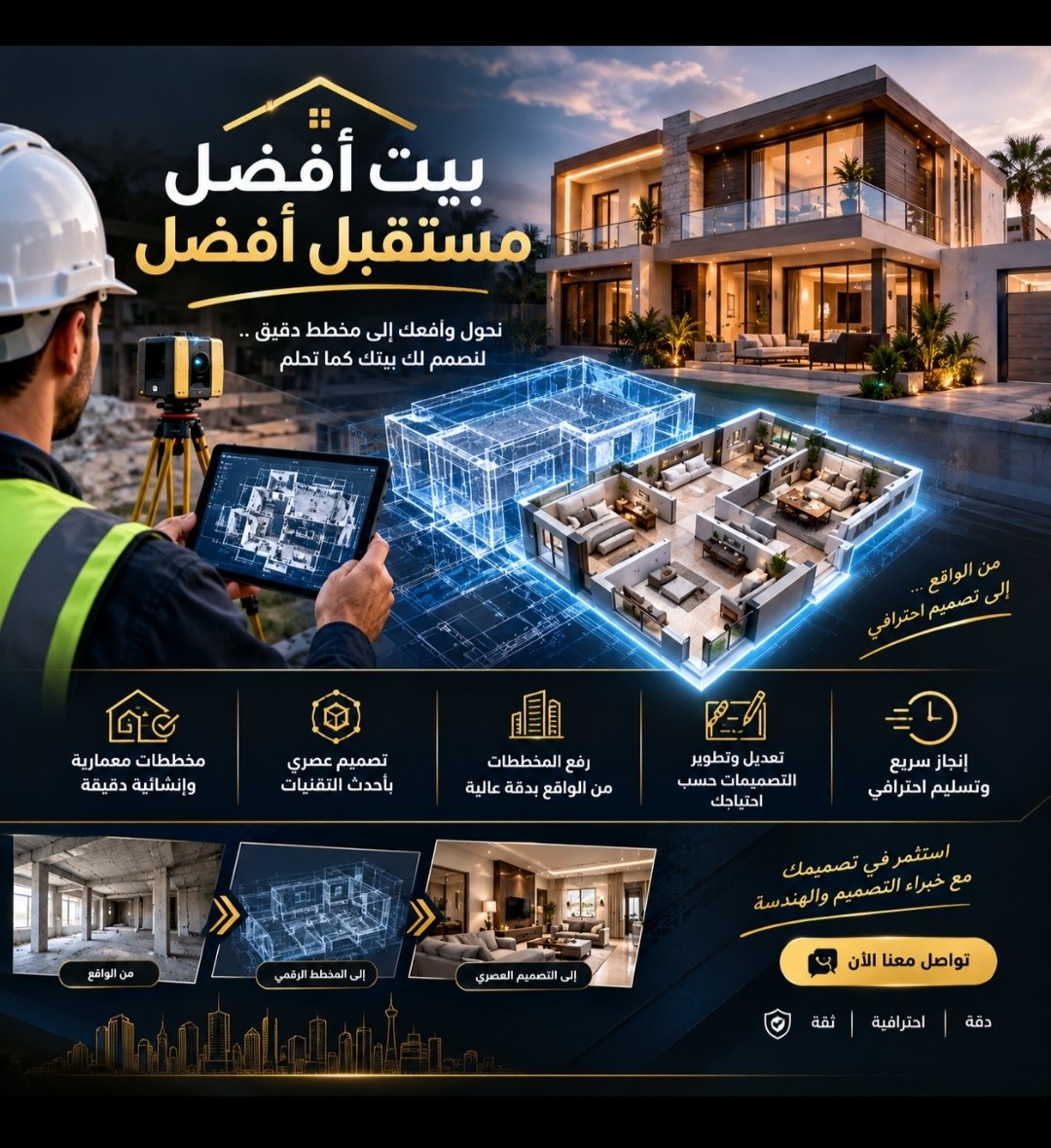 عمل مخططات شقق عصرية وحديثة